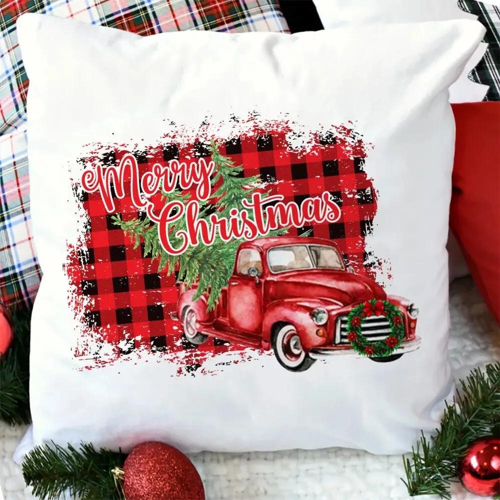 Merry Christmas Printed Pillowcase Home Decoration Living Room Sofa Cushion Cover House Bedroom Bedside Chair Pillowcase 30x30cm чорний
Merry Christmas Printed Pillowcase Home Decoration Living Room Sofa Cushion Cover House Bedroom Bedside Chair Pillowcase 30x30cm чорний