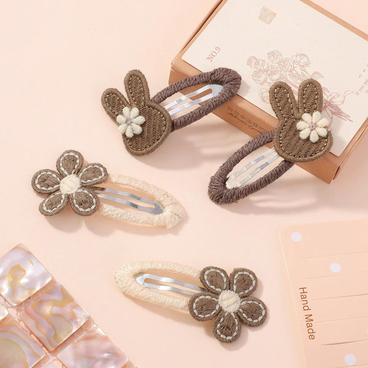 LOVEKIKI 4PCS Rabbit Flower Hairclips for Baby Bunny Fabric Hairpins Butterfly Bow Side Broken Bangs Hair Clips Hair Accessories
LOVEKIKI 4PCS Rabbit Flower Hairclips for Baby Bunny Fabric Hairpins Butterfly Bow Side Broken Bangs Hair Clips Hair Accessories