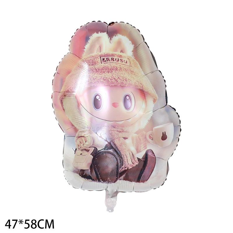 5Pcs/Set Cute Cartoon Bubble Mart Theme Labubu Aluminum Film Balloon Set Children Party Decorations Baby Shower Air Globos
5Pcs/Set Cute Cartoon Bubble Mart Theme Labubu Aluminum Film Balloon Set Children Party Decorations Baby Shower Air Globos