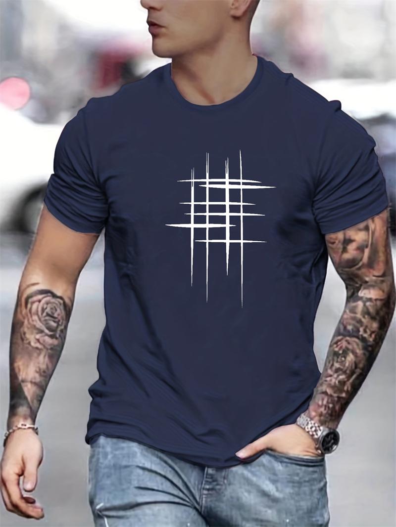 Simple Line Graphic T Shirts For Men Summer Fashion Short Sleeve O Neck 3D Printed T-shirts Loose Casual Breathable Tees Tops 6XL
Simple Line Graphic T Shirts For Men Summer Fashion Short Sleeve O Neck 3D Printed T-shirts Loose Casual Breathable Tees Tops 6XL