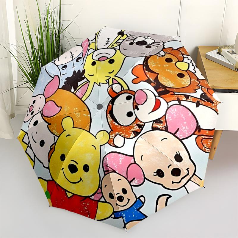 1pc Winnie the Pooh & Friends Auto Open Close Umbrella - Portable 3-Fold Design, 8-Bone Iron Frame Outdoor Umbrella - Perfect Gift for Fans,
1pc Winnie the Pooh & Friends Auto Open Close Umbrella - Portable 3-Fold Design, 8-Bone Iron Frame Outdoor Umbrella - Perfect Gift for Fans,