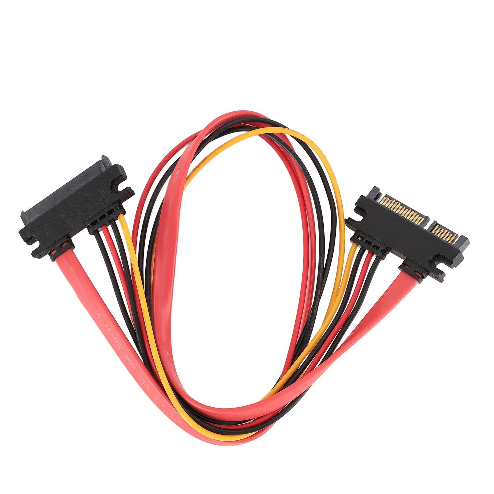 22-контактный кабель-удлинитель питания SATA Serial ATA Папа к маме Комбинированный кабель-удлинитель данных и питания 1.6ft
22-контактный кабель-удлинитель питания SATA Serial ATA Папа к маме Комбинированный кабель-удлинитель данных и питания 1.6ft