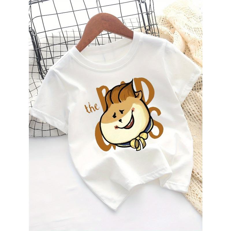 European Size Childrens Fashion Round Neck T-Shirt Summer Casual Printed Top 164cm білий
European Size Childrens Fashion Round Neck T-Shirt Summer Casual Printed Top 164cm білий