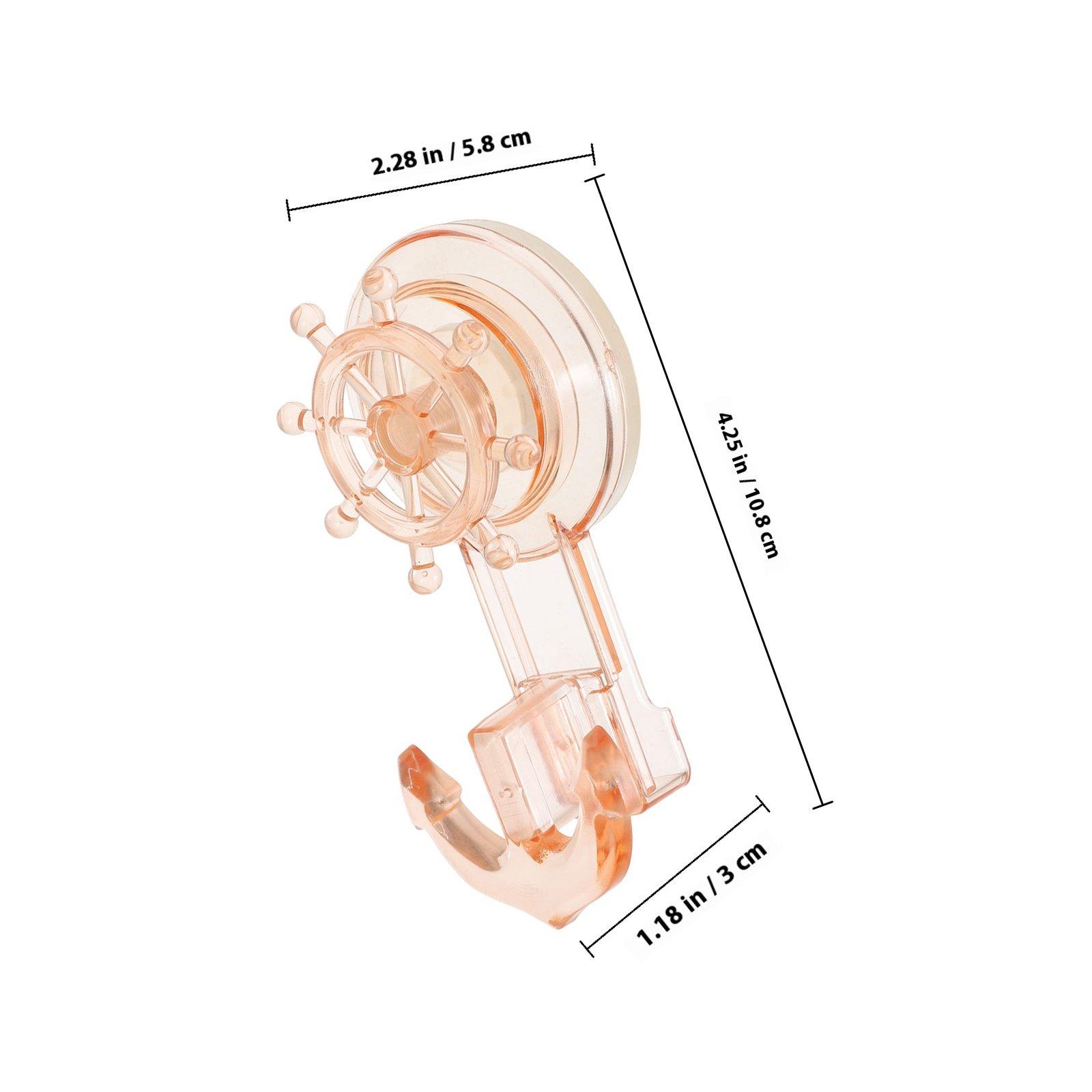 2Pcs Suction Cup Bathroom Hooks Rotary PVC Strong Hanging Towel Holder Storage Kitchen Multipurpose Hooks Heavy Duty Suction Cup світло-коричневого кольору
2Pcs Suction Cup Bathroom Hooks Rotary PVC Strong Hanging Towel Holder Storage Kitchen Multipurpose Hooks Heavy Duty Suction Cup світло-коричневого кольору