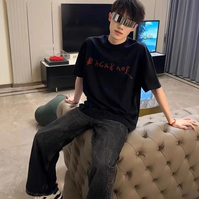 Men s Summer Casual Letter Print Short Sleeve T Shirt Wide Leg S чорний
Men s Summer Casual Letter Print Short Sleeve T Shirt Wide Leg S чорний