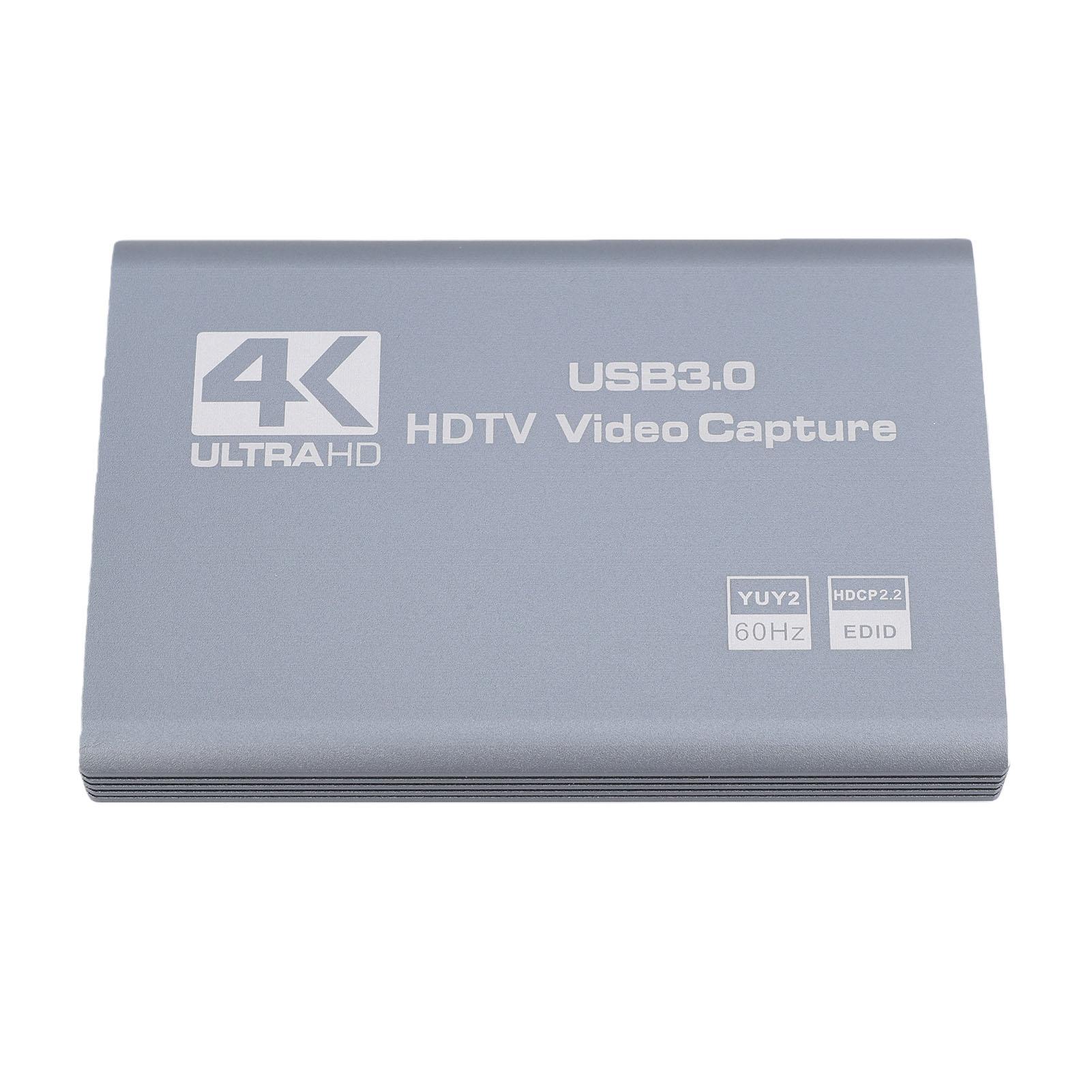 Video Capture Card 4K HD Multimedia Interface USB 3.0 60FPS Game Live Streaming Plug and Play Low Latency Recording for
Video Capture Card 4K HD Multimedia Interface USB 3.0 60FPS Game Live Streaming Plug and Play Low Latency Recording for