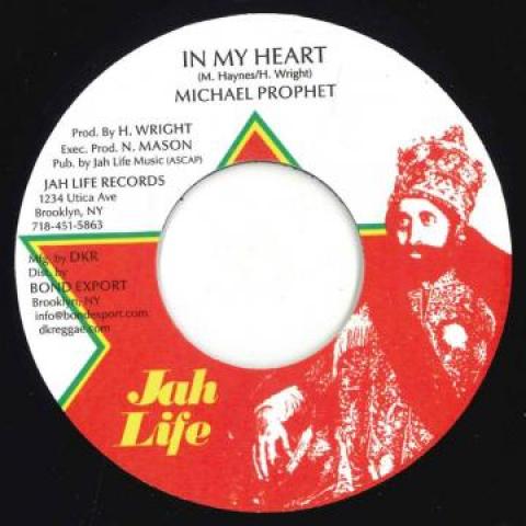 7inch Record MICHAEL PROPHET - In My Heart JL038 Jah Life Music 198- US Reggae, Ska & Dub
7inch Record MICHAEL PROPHET - In My Heart JL038 Jah Life Music 198- US Reggae, Ska & Dub