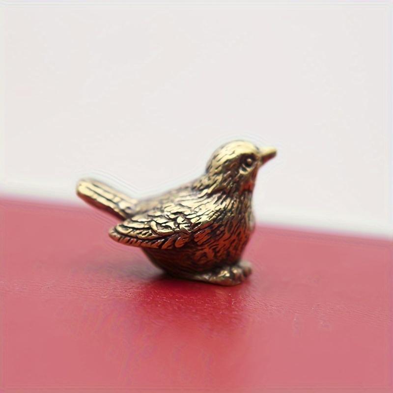 Elegant Brass Sparrow Tea Pet - Delicate brass bird figurine, multifunctional indoor/outdoor decorative teal embellishments, tea art
Elegant Brass Sparrow Tea Pet - Delicate brass bird figurine, multifunctional indoor/outdoor decorative teal embellishments, tea art
