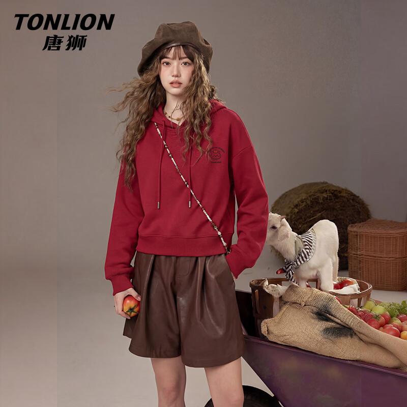 TonLion Women s Apple Cat Graphic Hooded Sweatshirt S
TonLion Women s Apple Cat Graphic Hooded Sweatshirt S