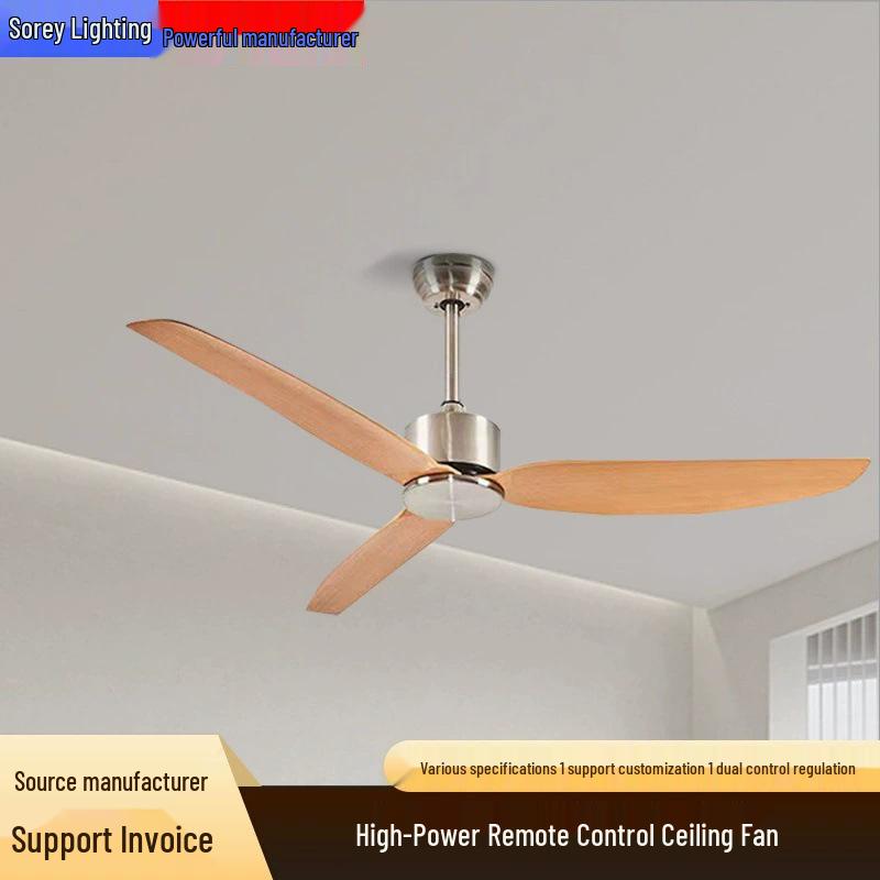 Nordic Minimalist Ceiling Fan with Variable Frequency for Home Decoration 45-inch All Black 3-Blade
Nordic Minimalist Ceiling Fan with Variable Frequency for Home Decoration 45-inch All Black 3-Blade
