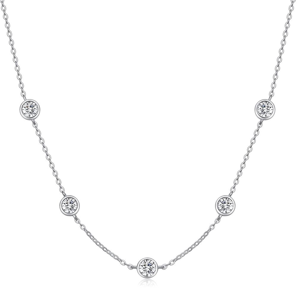 Stones Bubble Moissanite Necklace Certified Original 18k Gold Plated 925 Silver Diamond Choker Chain for Women Jewelry 40-45cm&5mm x 5pcs stone
Stones Bubble Moissanite Necklace Certified Original 18k Gold Plated 925 Silver Diamond Choker Chain for Women Jewelry 40-45cm&5mm x 5pcs stone