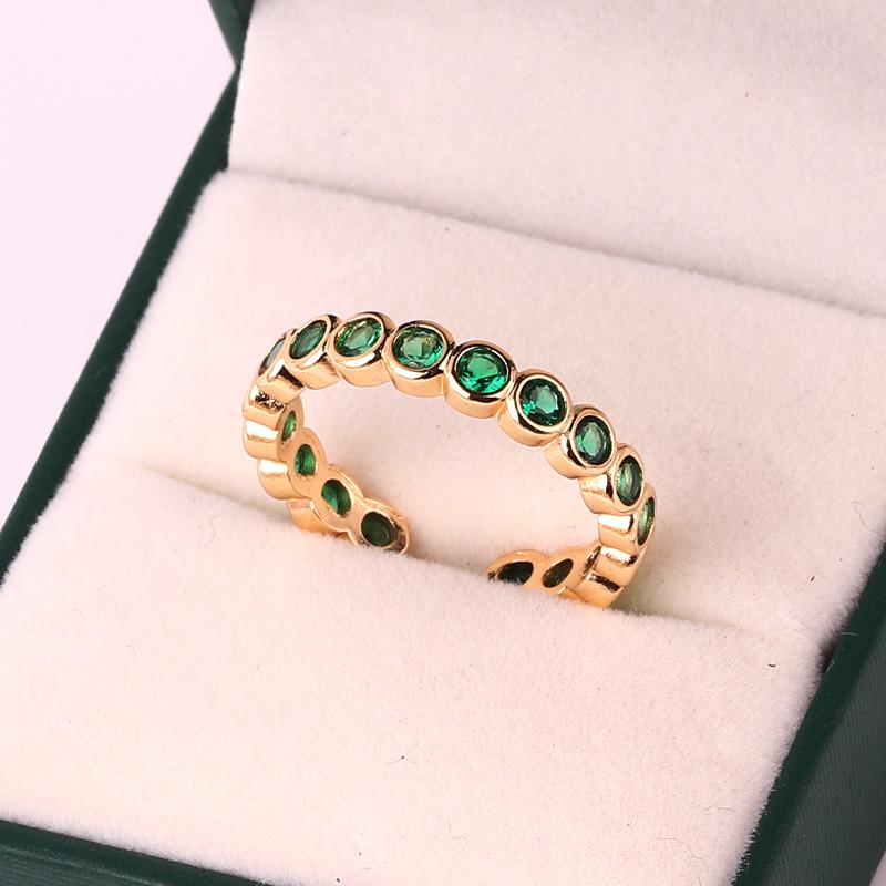 Top Quality Rainbow Ring Gold Color Green Zircon Finger Rings for Women Girls Fashion Party Birthday Jewelry Gift
Top Quality Rainbow Ring Gold Color Green Zircon Finger Rings for Women Girls Fashion Party Birthday Jewelry Gift