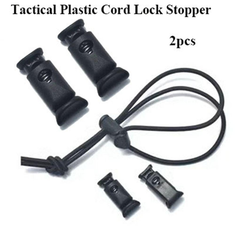 2pcs Plastic Tactical Cord Lock 2 Styles Rope Buckle Hook New Toggle Stopper Outdoor Tool
2pcs Plastic Tactical Cord Lock 2 Styles Rope Buckle Hook New Toggle Stopper Outdoor Tool