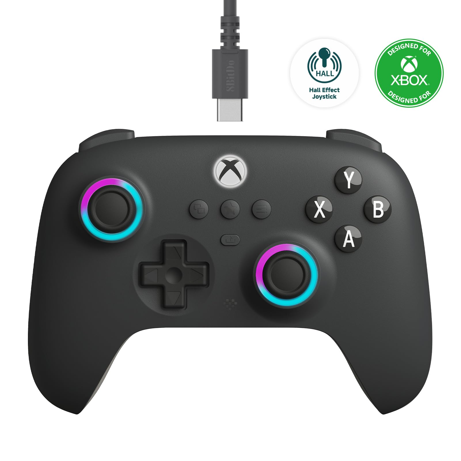 Провідний контролер 8BitDo Ultimate C для освітлення RGB Fire Ring і ефект Холла Сумісний із Xbox Series Xbox Windows Офіційно ліцензовано Xbox,
Провідний контролер 8BitDo Ultimate C для освітлення RGB Fire Ring і ефект Холла Сумісний із Xbox Series Xbox Windows Офіційно ліцензовано Xbox,