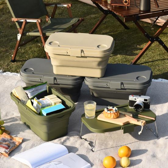 Foldable Collapsible Picnic Basket Multi-functional Water-proof Storage with Lid Basket for Camping Outdoor
Foldable Collapsible Picnic Basket Multi-functional Water-proof Storage with Lid Basket for Camping Outdoor