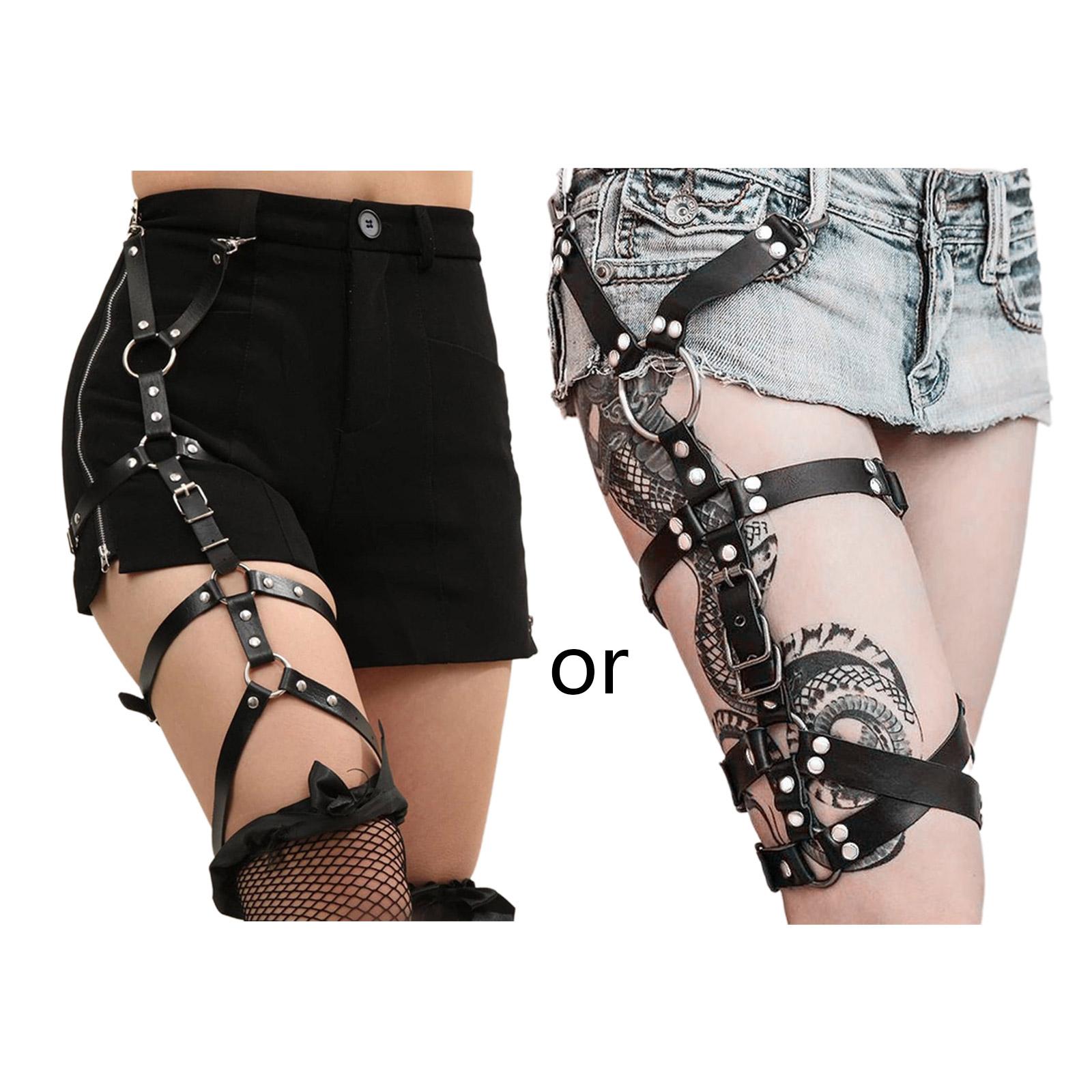 Leather Garter Belt Harness Waist Garter Belt Punk Thigh Harness for Body Harness Leather Sword Belt Leg Loops Thigh Rin 1
Leather Garter Belt Harness Waist Garter Belt Punk Thigh Harness for Body Harness Leather Sword Belt Leg Loops Thigh Rin 1