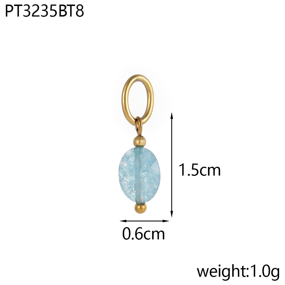 CARLIDANA Beautiful Handmade Colorful Natural Stone With Stainless Steel Gold Plated Bead Pendant Accessory DIY Necklace
CARLIDANA Beautiful Handmade Colorful Natural Stone With Stainless Steel Gold Plated Bead Pendant Accessory DIY Necklace