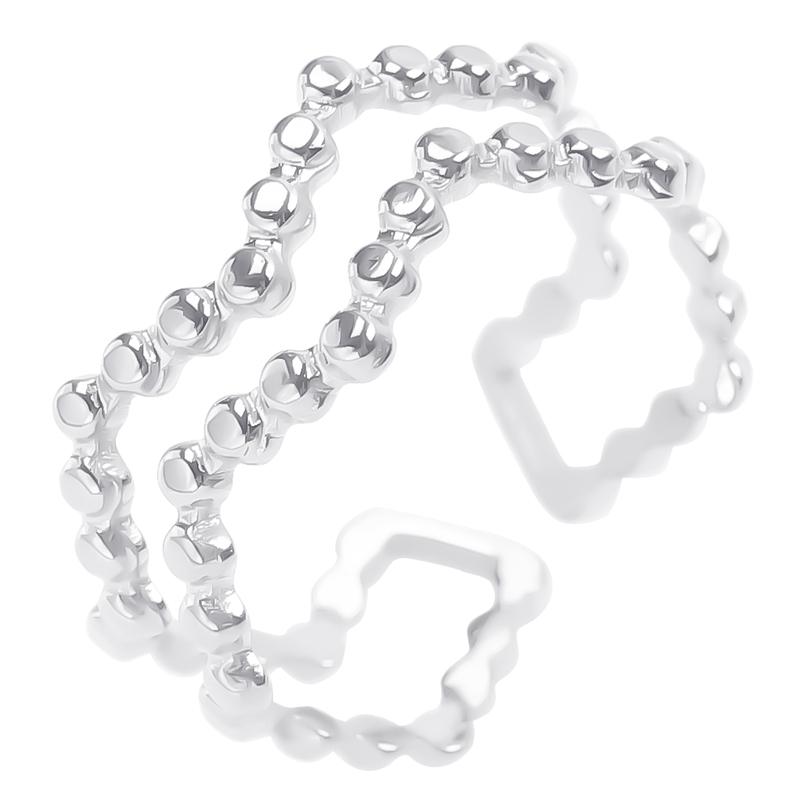 Beaded Wave Stainless Steel Ring For Women Men Aesthetics Vintage Jewelry Open Adjustable Ring Bague Femme Acier Inoxydable Gift adjustable
Beaded Wave Stainless Steel Ring For Women Men Aesthetics Vintage Jewelry Open Adjustable Ring Bague Femme Acier Inoxydable Gift adjustable