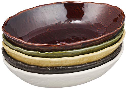 Saikai Pottery 13353 Oval Multi-Purpose Pot, Ajiwai, Made in Japan, 7.3 x 5.3 inches (18.5 x 13.5 cm), Set of 5
Saikai Pottery 13353 Oval Multi-Purpose Pot, Ajiwai, Made in Japan, 7.3 x 5.3 inches (18.5 x 13.5 cm), Set of 5