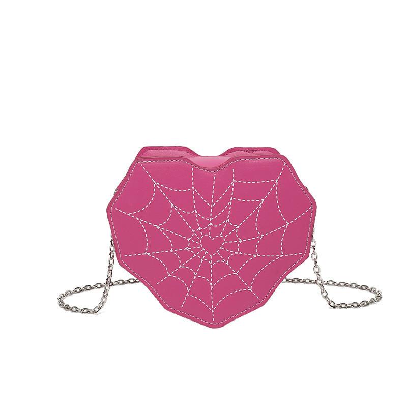 Small Heart-shaped Spider Web Pu Shoulder Bag For Women 2024 Summer New Street Fashion Creative Trendy Chain Bag рожевий
Small Heart-shaped Spider Web Pu Shoulder Bag For Women 2024 Summer New Street Fashion Creative Trendy Chain Bag рожевий