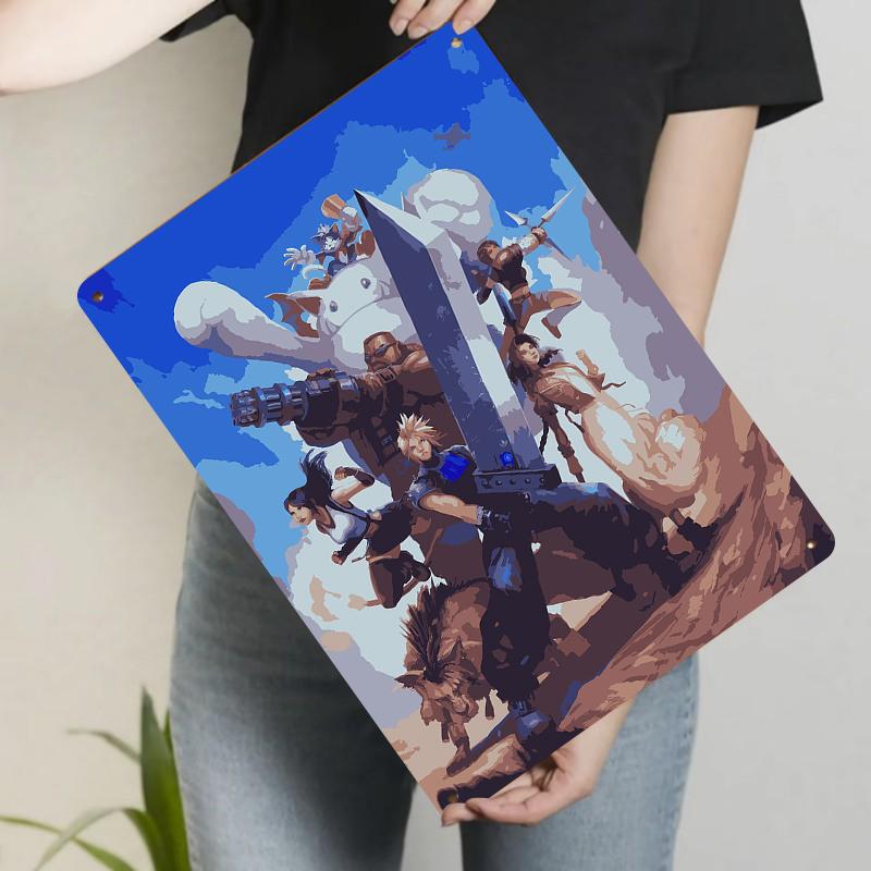 Final Fantasy VII Characters Custom Metal Wall Art Decorative Iron Painting for Home Decoration 20x30cm(7.8x11.8inch)
Final Fantasy VII Characters Custom Metal Wall Art Decorative Iron Painting for Home Decoration 20x30cm(7.8x11.8inch)