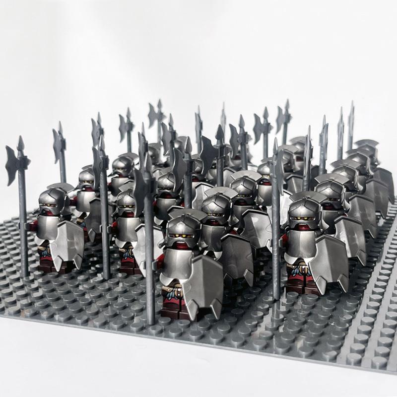 New 21Pcs Solider Uruk Hai Mini Army Figrues lor008 lor022 With Fell Beasts Shield Sword Bow Spear Weapons Kid Toys Playsets
New 21Pcs Solider Uruk Hai Mini Army Figrues lor008 lor022 With Fell Beasts Shield Sword Bow Spear Weapons Kid Toys Playsets