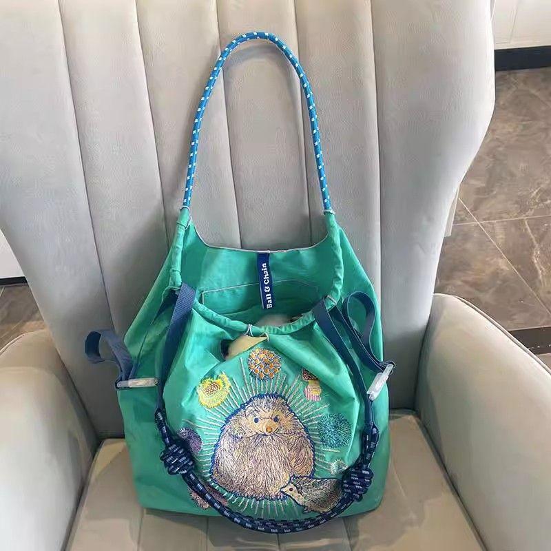 Versatile Embroidered Hedgehog Eco Shopping Bag - Large Capacity Handheld/Shoulder/Crossbody Waterproof Tote M
Versatile Embroidered Hedgehog Eco Shopping Bag - Large Capacity Handheld/Shoulder/Crossbody Waterproof Tote M