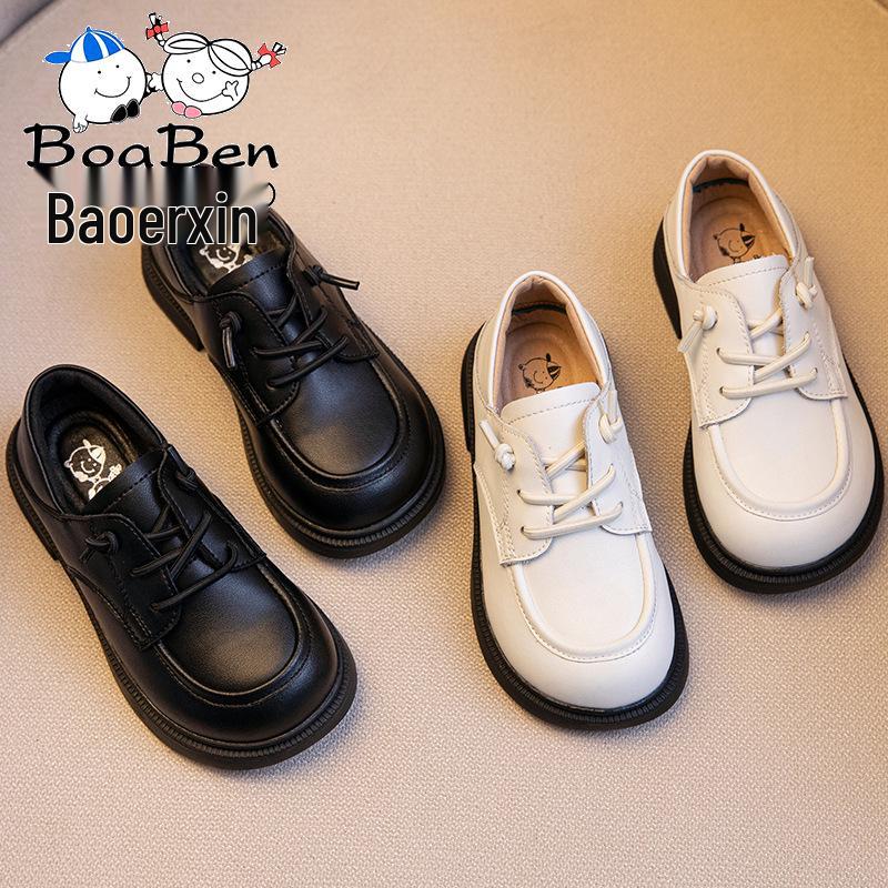 Boys Black & White Leather Spring/Autumn Shoes - British Style with Soft Sole 26 - 16.7CM брудно-білий
Boys Black & White Leather Spring/Autumn Shoes - British Style with Soft Sole 26 - 16.7CM брудно-білий