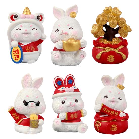 Модная статуя кролика, очаровательный яркий цвет, декоративный
Модная статуя кролика, очаровательный яркий цвет, декоративный