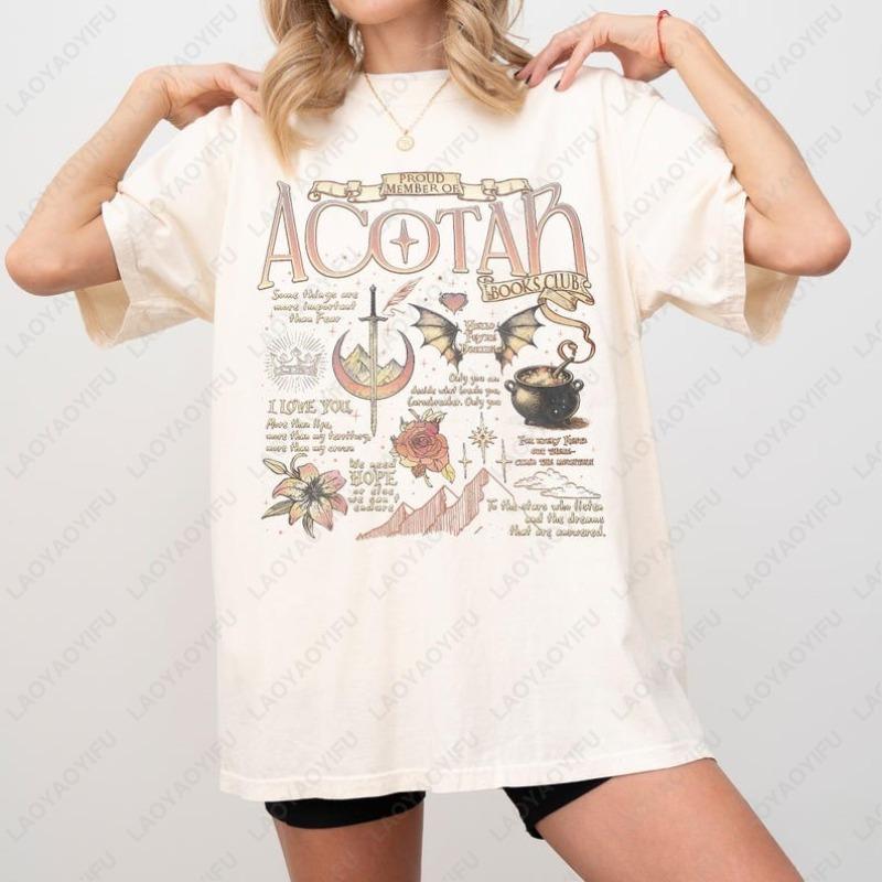 ACOTAR Books Club Fantasy Book Fan Gift The Night Court Tee SJM Inspired Design Cotton Shirts Court Of Dreams Printed Tops Women S
ACOTAR Books Club Fantasy Book Fan Gift The Night Court Tee SJM Inspired Design Cotton Shirts Court Of Dreams Printed Tops Women S