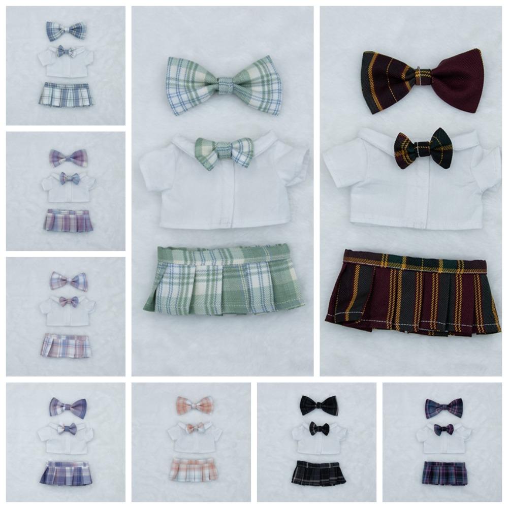 1 set Lovely Cute Mini Plush Doll JK Skirt Cute Cotton Doll Clothes JK Skirt Cotton Doll Clothes 10cm-E
1 set Lovely Cute Mini Plush Doll JK Skirt Cute Cotton Doll Clothes JK Skirt Cotton Doll Clothes 10cm-E