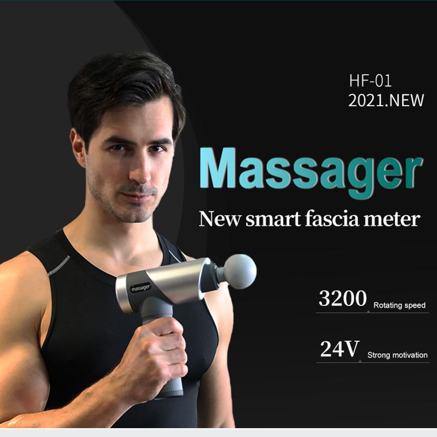 New Upgrade LCD Touch Screen Deep Massage Smart Fascia Gun With 5 Silicone massage heads
New Upgrade LCD Touch Screen Deep Massage Smart Fascia Gun With 5 Silicone massage heads