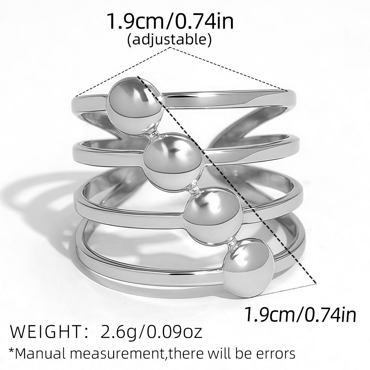 Fashion Geometry Design Stainless Steel Rings 18K Gold Plated Waterproof Quality Ladies Zircon For Daily Wear Vacation Seaside resizable
Fashion Geometry Design Stainless Steel Rings 18K Gold Plated Waterproof Quality Ladies Zircon For Daily Wear Vacation Seaside resizable