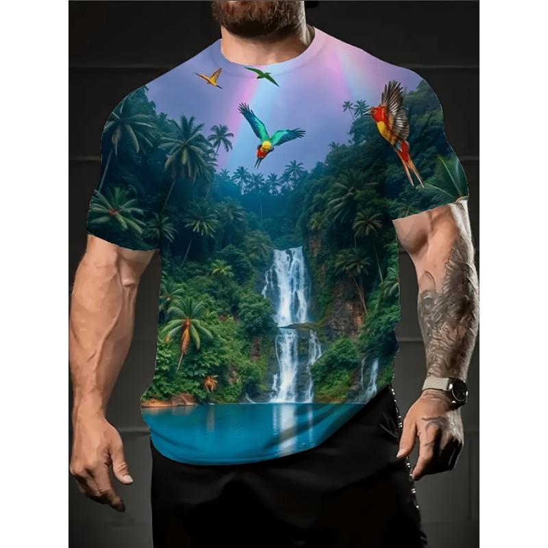 2025 Popular Men s Plus Size 3D Printed T-Shirt - Tropical Paradise Full Body Pattern Short Sleeve Top Breathable Summer Casual, S
2025 Popular Men s Plus Size 3D Printed T-Shirt - Tropical Paradise Full Body Pattern Short Sleeve Top Breathable Summer Casual, S