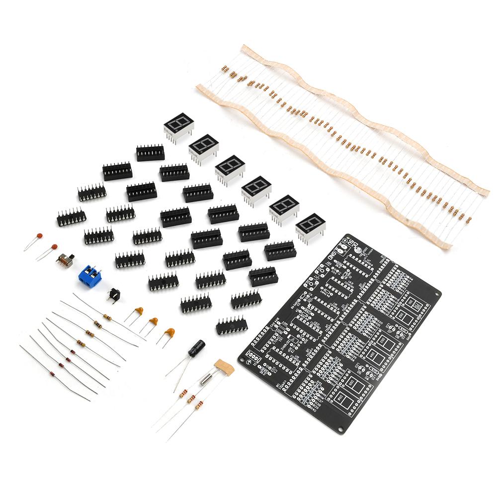 6 Digits DIY Clock Kit Auto Display Time Alarm Clock Soldering Practice Kit for Students Diyers Multi-Function Electronic Clock
6 Digits DIY Clock Kit Auto Display Time Alarm Clock Soldering Practice Kit for Students Diyers Multi-Function Electronic Clock