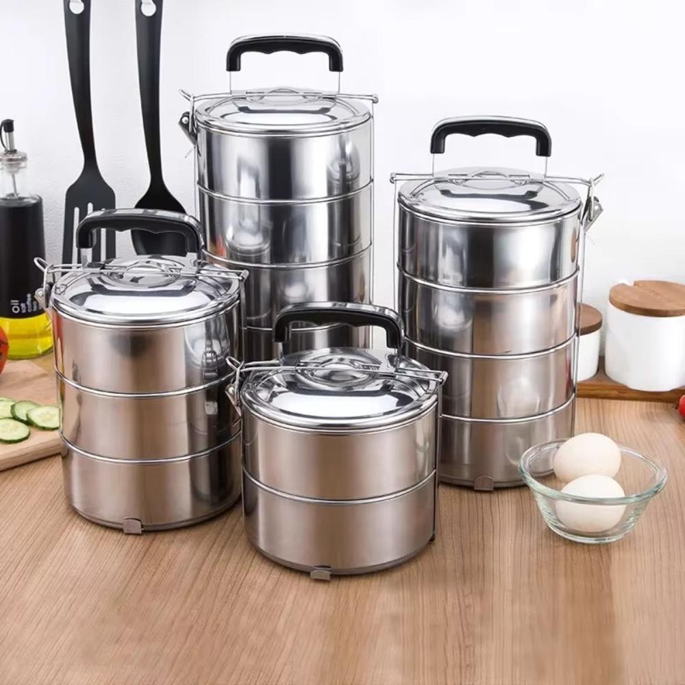 2/3/4/5 Layers Lunch Container Portable Stainless Steel Pot High Quality Lunch Box 2 Layers
2/3/4/5 Layers Lunch Container Portable Stainless Steel Pot High Quality Lunch Box 2 Layers