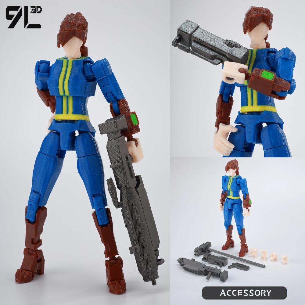 9L3D Titan13 FalloutNora Дві фігурки LUCKY13 Набір мешканців Сховища T13 Багатосуглобовий Манекен13 Колекційні іграшки
9L3D Titan13 FalloutNora Дві фігурки LUCKY13 Набір мешканців Сховища T13 Багатосуглобовий Манекен13 Колекційні іграшки