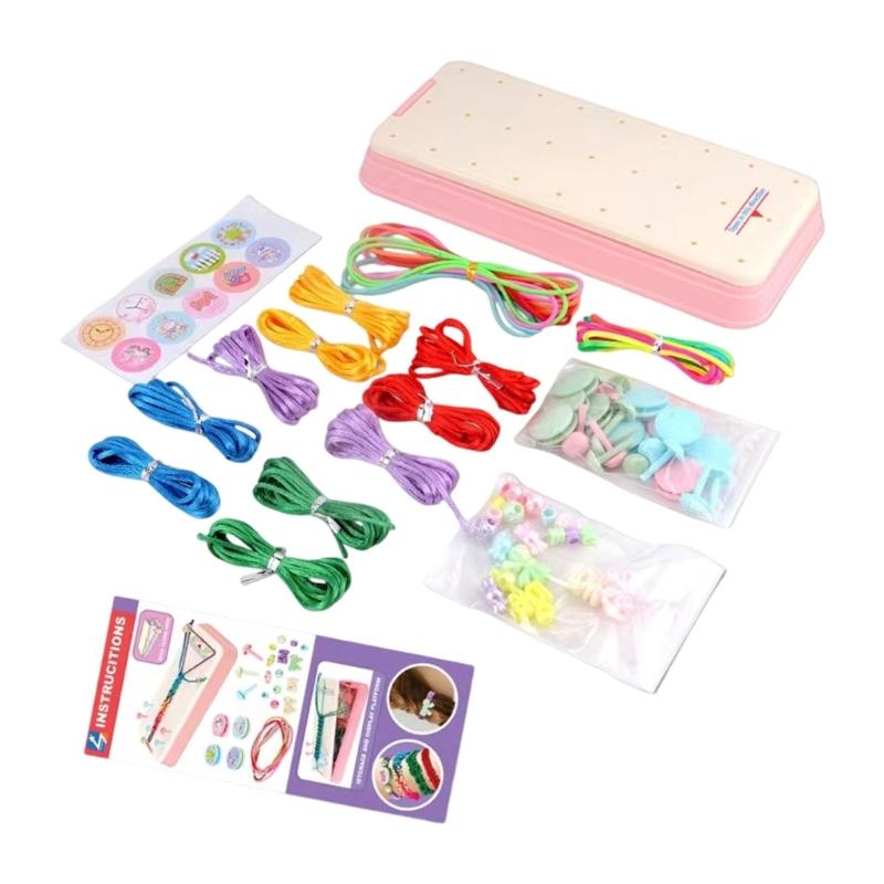 Bracelets Weaving Set Using Plastic Materials For Making Unique Bracelets Fun Activity розовый
Bracelets Weaving Set Using Plastic Materials For Making Unique Bracelets Fun Activity розовый