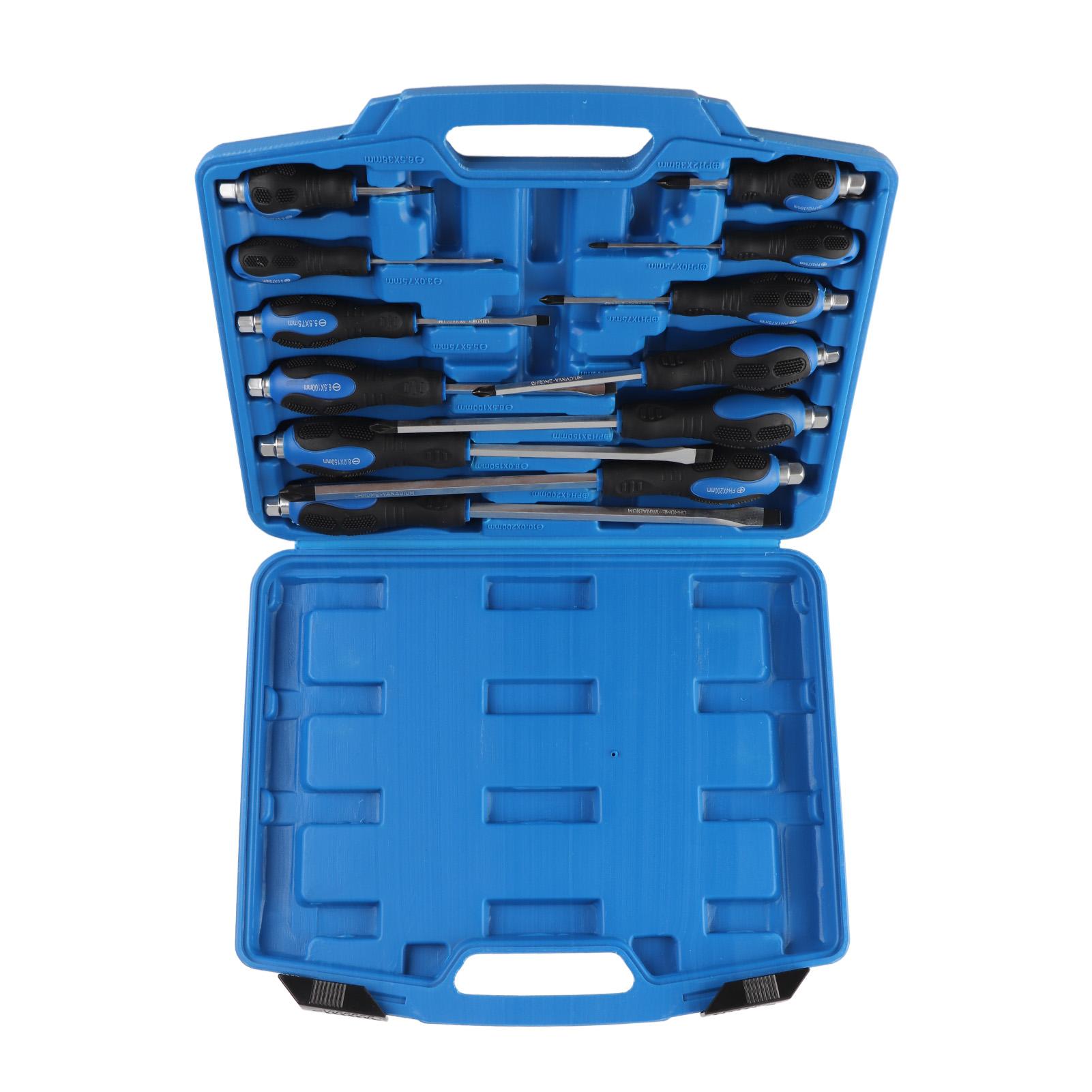 Набор из 12 шт. отверток для механиков с противоскользящей рукояткой и сквозным стержнем белый
Набор из 12 шт. отверток для механиков с противоскользящей рукояткой и сквозным стержнем белый