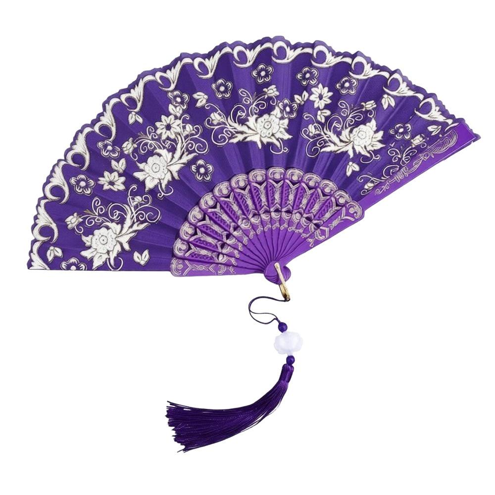 Elegant with Tassel Vintage Silk Folding Fan Flower Carving Hot Stamping Dance Hand Fan Chinese Style Fan Home Decoration фиолетовый
Elegant with Tassel Vintage Silk Folding Fan Flower Carving Hot Stamping Dance Hand Fan Chinese Style Fan Home Decoration фиолетовый