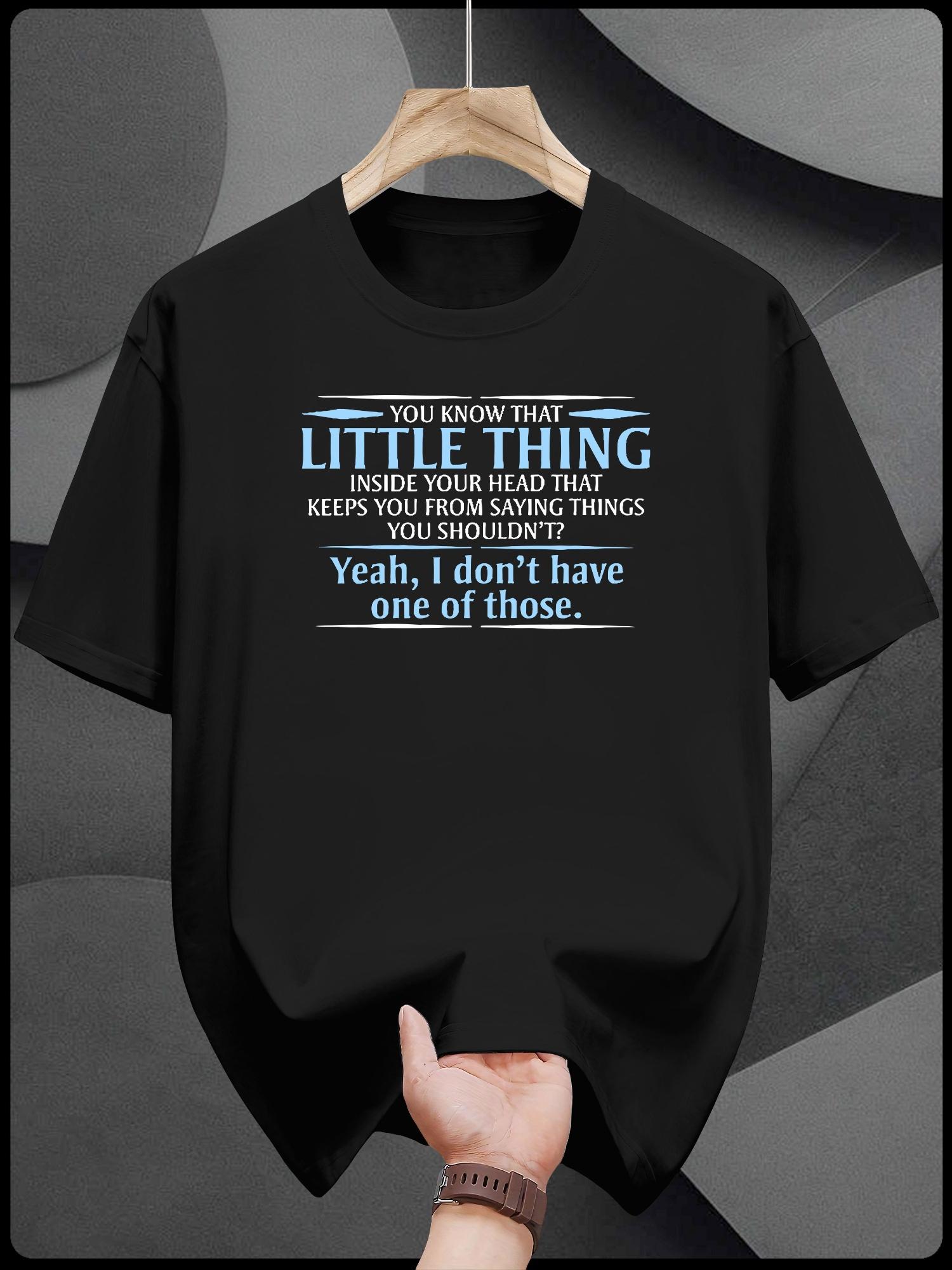T-shirt - Casual Summer Tee with You Know That Little Thing Print S
T-shirt - Casual Summer Tee with You Know That Little Thing Print S
