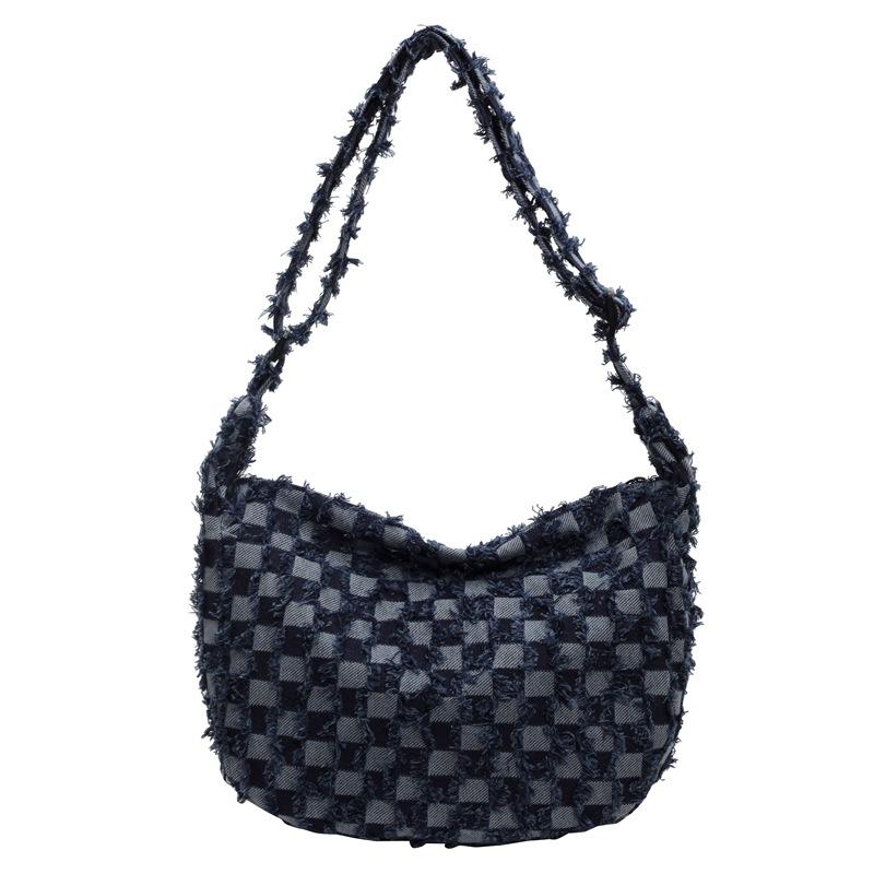 Women s Creative Denim Bag, Niche Fashion Dumpling Bag. темно-синього кольору
Women s Creative Denim Bag, Niche Fashion Dumpling Bag. темно-синього кольору