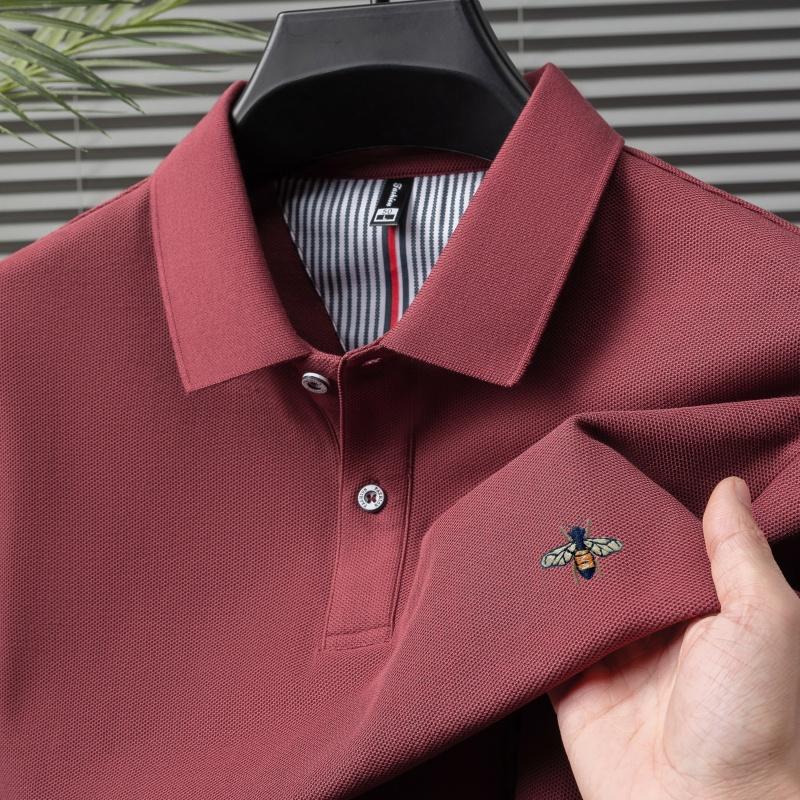 STORN 100%pure Cotton Tshirt Summer New Men s Short Sleeve Casual Comfortable Breathable Polo Shirt Exquisite Brand Bee Embroidery Top 4XL бордовий
STORN 100%pure Cotton Tshirt Summer New Men s Short Sleeve Casual Comfortable Breathable Polo Shirt Exquisite Brand Bee Embroidery Top 4XL бордовий