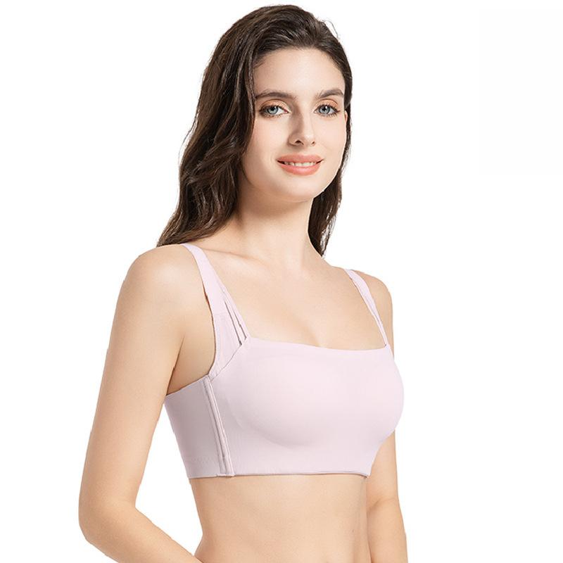 Гладкий и бесшовный бюстгальтер для женщин на лето, тонкий и больших размеров для женщин, собранный бюстгальтер против провисания без стальных косточек 40/90D розовый
Гладкий и бесшовный бюстгальтер для женщин на лето, тонкий и больших размеров для женщин, собранный бюстгальтер против провисания без стальных косточек 40/90D розовый