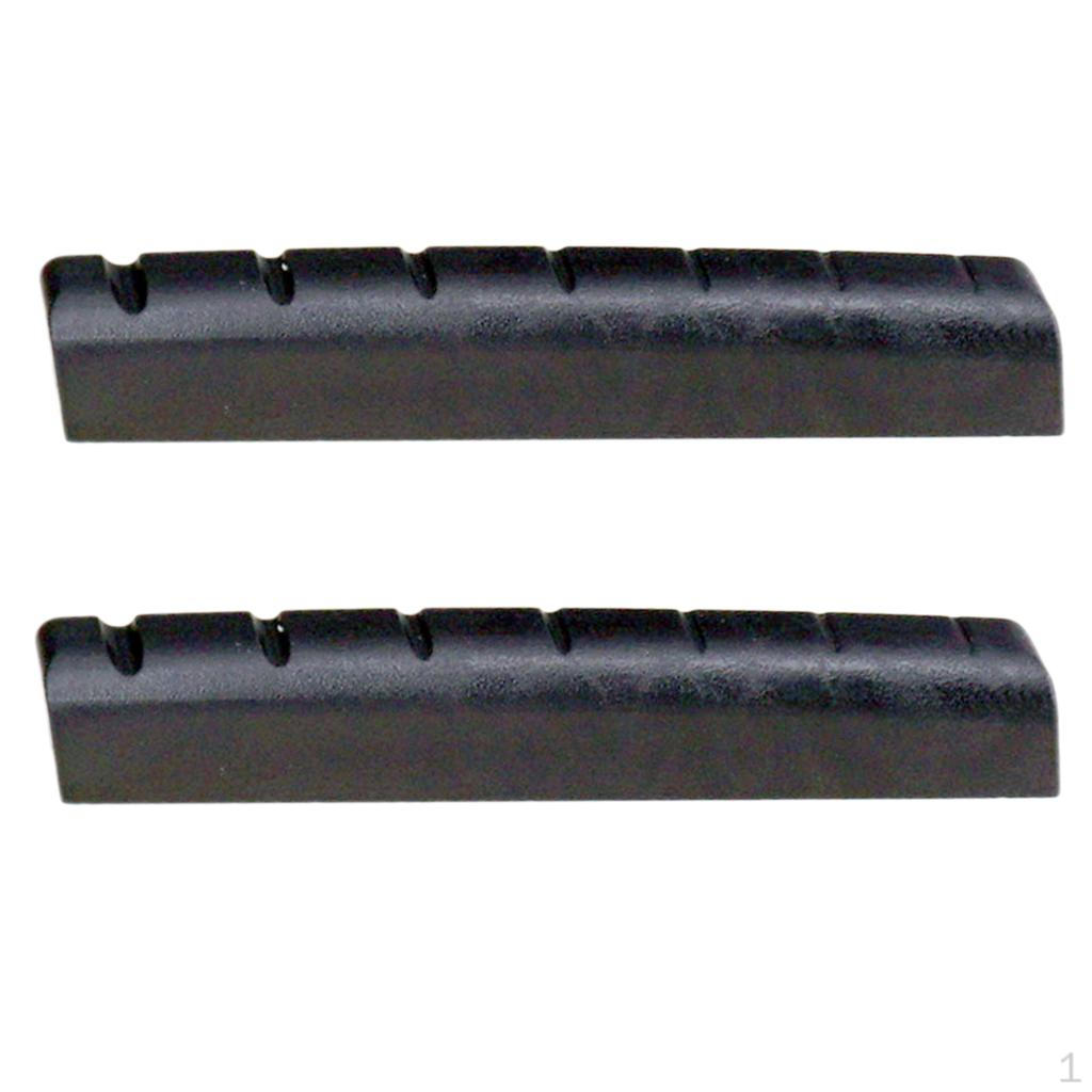 Set of Plastic Slotted Nut & Saddle for 7 Strings Guitar Ukulele Parts
Set of Plastic Slotted Nut & Saddle for 7 Strings Guitar Ukulele Parts
