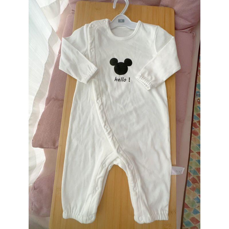 80A Grade Ultra-Soft Export Miki Snoopy Thickened Pure Cotton Long-Sleeve Baby Boy Romper with Diagonal Placket Mickey on White Background 80
80A Grade Ultra-Soft Export Miki Snoopy Thickened Pure Cotton Long-Sleeve Baby Boy Romper with Diagonal Placket Mickey on White Background 80