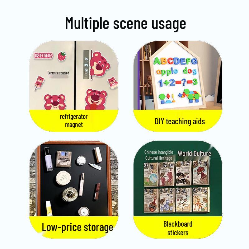 A4 Strong Magnetic Sheet - Cuttable DIY Teaching Aids & Crafts Board A4 297x210x0.5mm Adhesive
A4 Strong Magnetic Sheet - Cuttable DIY Teaching Aids & Crafts Board A4 297x210x0.5mm Adhesive