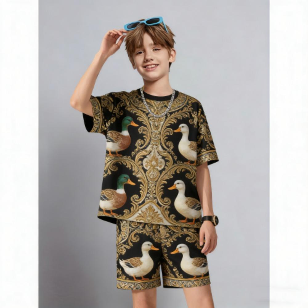 Men s Set Fun Animal Duck Printed Men s T-shirt and Shorts 2 Piece Set Summer Casual Outdoor Women s and Men s Outfit Clothing XXS
Men s Set Fun Animal Duck Printed Men s T-shirt and Shorts 2 Piece Set Summer Casual Outdoor Women s and Men s Outfit Clothing XXS