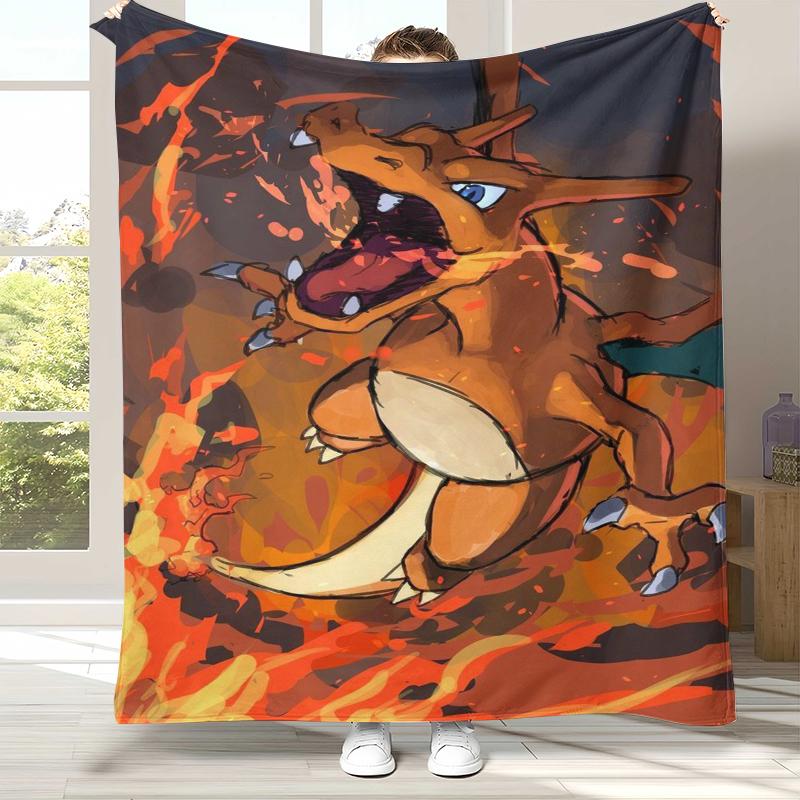 Charizard Charmander Pokemon Flannel Blanket,Ultra Soft Warm Plush Throw for Home Bedroom Bed Sofa Cover Office Camping Picnic 75x90cm
Charizard Charmander Pokemon Flannel Blanket,Ultra Soft Warm Plush Throw for Home Bedroom Bed Sofa Cover Office Camping Picnic 75x90cm