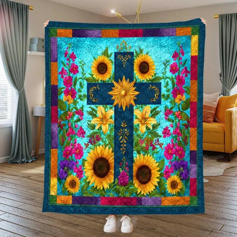 Cross Christian Quilt Blanket for Women Easter Gifts for Catholics Baptism Gifts for Girls Daughter Religious Gift 30x40in
Cross Christian Quilt Blanket for Women Easter Gifts for Catholics Baptism Gifts for Girls Daughter Religious Gift 30x40in